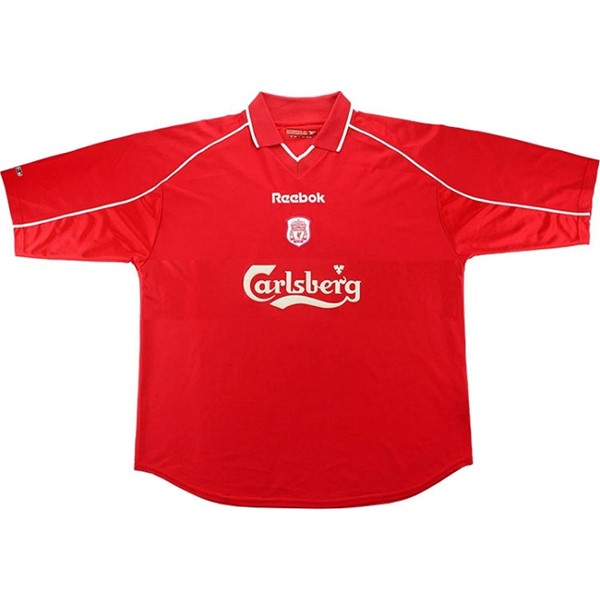 Authentic Camiseta Liverpool 1ª Retro 2000 2002 Rojo